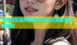 海角社区最狗血爆料平台真实故事等你揭秘