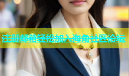 注册邮箱轻松加入海角社区论坛