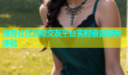 海角社区互动交友平台实时语音聊天体验