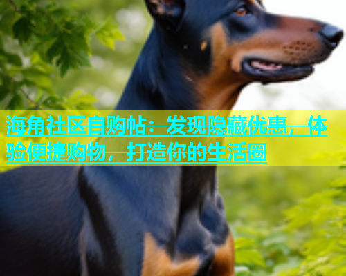海角社区自购帖：发现隐藏优惠，体验便捷购物，打造你的生活圈